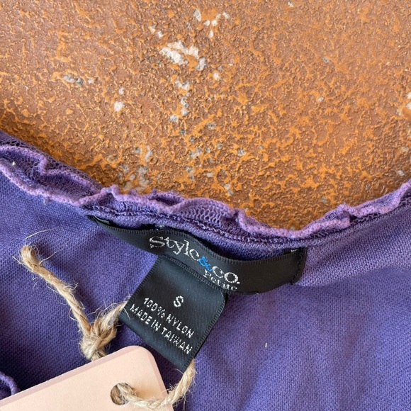 Y2K purple style and co blouse - Picture 5 of 5